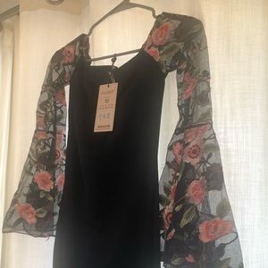 Off the shoulder club London dress